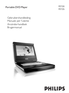 Manuale Philips PET725 Lettore DVD