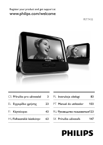 Instrukcja Philips PET7432 Odtwarzacz DVD