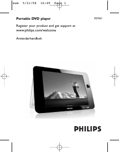 Bruksanvisning Philips PET831 DVD spelare