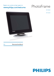 Bedienungsanleitung Philips SPH8208 Digitaler bilderrahmen