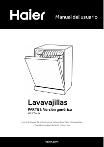 Manual de uso Haier XIS 3T443X Lavavajillas