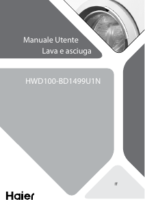 Manuale Haier HWD100-BD1499U1 Lavasciuga