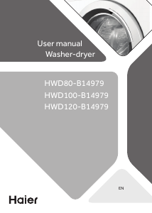 Manuál Haier HWD120-B14979 Pračka se sušičkou