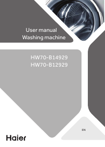 Manual Haier HW70-B14929 Washing Machine
