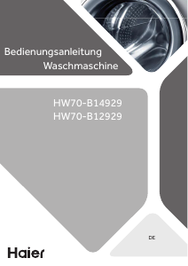 Bedienungsanleitung Haier HW70-B14929 Waschmaschine
