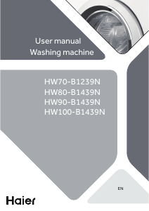 Manuale Haier HW80-B1439N Lavatrice