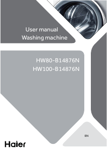 Manuale Haier HW80-B14876 Lavatrice