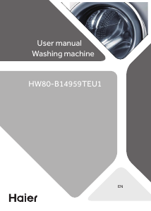 Manual Haier HW80-B14959TEU1 Washing Machine