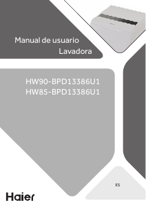 Manual de uso Haier HW85-BPD13386U1 Lavadora