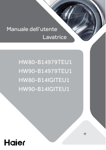 Manuale Haier HW90-B14979TEU1 Lavatrice