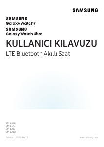 Kullanım kılavuzu Samsung SM-L300 Galaxy Watch Akıllı kol saati