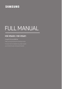 Hướng dẫn sử dụng Samsung HW-MS651 Loa