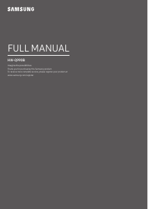 كتيب سامسونج HW-Q990B مكبر الصوت