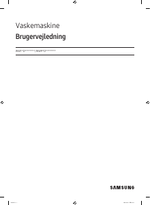 Brugsanvisning Samsung WW11DB7B94GE Vaskemaskine