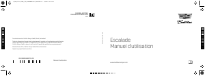 Mode d’emploi Cadillac Escalade (2017)