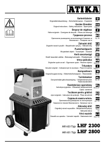 Bedienungsanleitung Atika LHF 2300 Gartenhäcksler