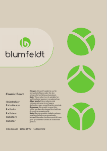 Manual de uso Blumfeldt 10033699 Calentador exterior