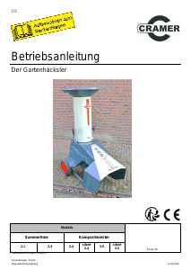 Bedienungsanleitung Cramer Kompostmeister Silent 2.4 Gartenhäcksler