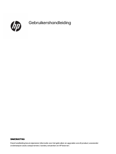 Handleiding HP 27-cr0027nb Desktop
