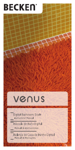 Manual Becken Venus Scale