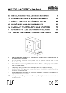 Bedienungsanleitung Silva KVA 2400 Kaffeemaschine