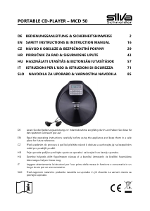 Priručnik Silva MCD 50 Discman