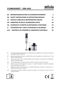 Priručnik Silva SMS 6502 Ručni blender
