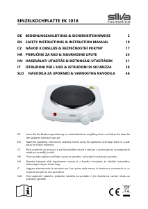 Priročnik Silva EK 1018 Grelna plošča
