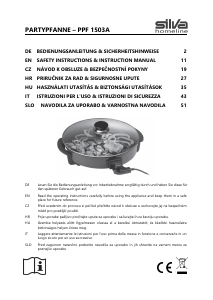 Bedienungsanleitung Silva PPF 1503A Pfanne