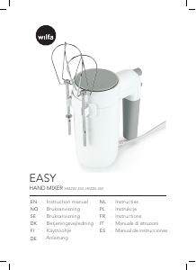 Brugsanvisning Wilfa HM2B-350 Easy Håndmixer