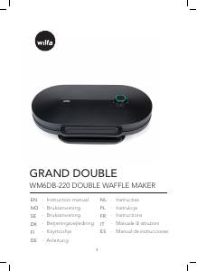 Manual de uso Wilfa WM6DB-220 Grand Double Gofrera
