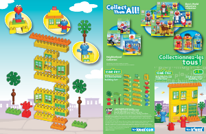 Manual K'nex set 85374 Sesame Street 123 Brownstone