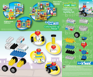 Manual K'nex set 85153 Sesame Street Police car