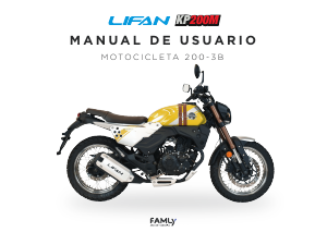 Manual de uso Lifan KP200M Motocicleta