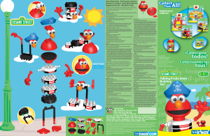 Manual K'nex set 85522 Sesame Street Talking pirate Elmo