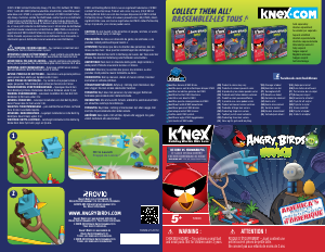 Manual K'nex set 72003 Angry Birds Ice bird vs. Snowman pig