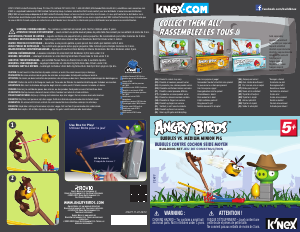 Manual K'nex set 72477 Angry Birds Bubbles vs. Medium minion pig