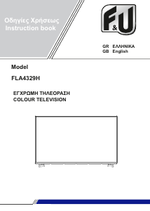 Εγχειρίδιο F&U FLA4329H Τηλεόραση LED