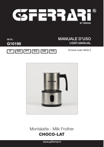 Manual de uso G3 Ferrari G10198 Choco-Lat Batidor de leche