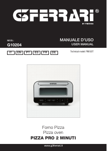Bedienungsanleitung G3 Ferrari G10204 Pizza PRO 2 Minuti Pizzamaker