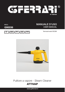 Manual de uso G3 Ferrari G90036 Attivap Limpiador de vapor