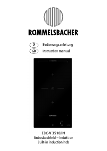 Bedienungsanleitung Rommelsbacher EBC-V 3510/IN Kochfeld