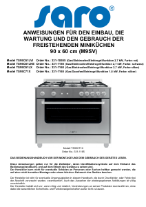Bedienungsanleitung Saro TS95C61LNE S Herd