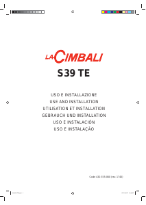 Bedienungsanleitung La Cimbali S39 TE Kaffeemaschine