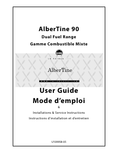 Mode d’emploi La Cornue AlberTine 90 Cuisinière