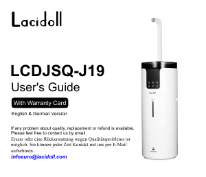 Bedienungsanleitung Lacidoll LCDJSQ-J19 Luftbefeuchter