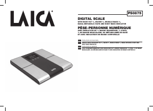 Mode d’emploi Laica PS0875 Pèse-personne