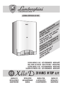Handleiding Lamborghini Xilo D 20 N MCS W TOP U/IT CV-ketel