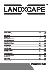 Bedienungsanleitung Landxcape LX835 Rasenmäher