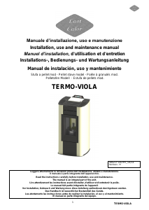 Manuale Last Calor Termo-Viola Bruciatore a pellet